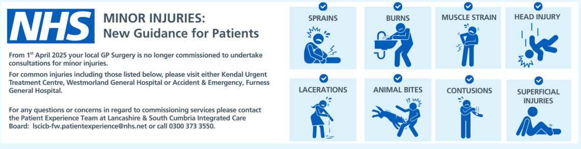Minor injuries updated guidance